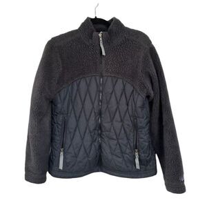VTG Patagonia Bernese Mountain Jacket High Pile Quilted 81455 Women's L USA